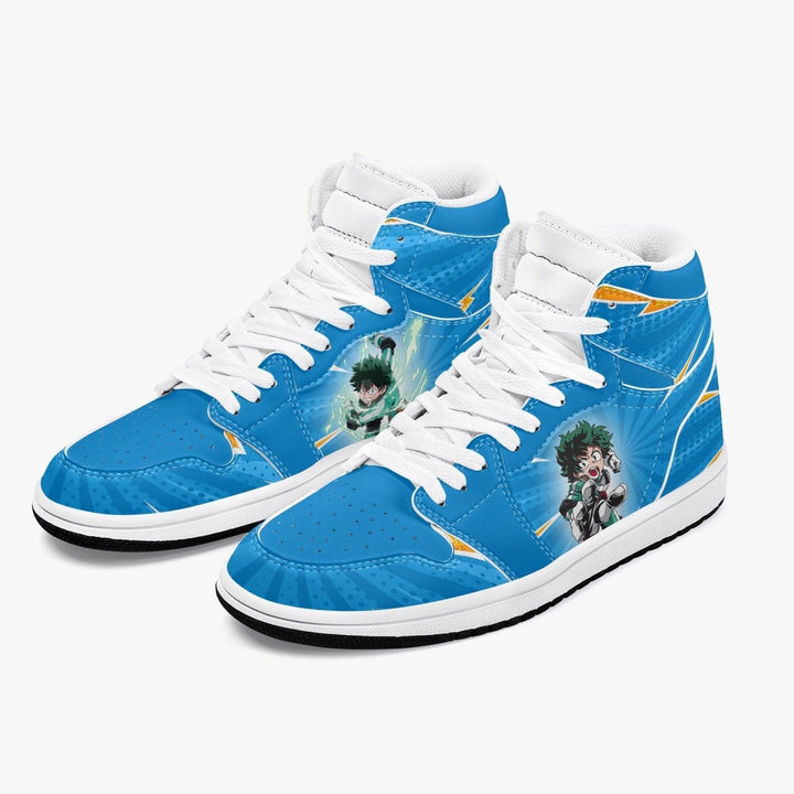 My Hero Academia Deku Comic Style JD1 Mid Anime Shoes _ My Hero Academia _ Ayuko