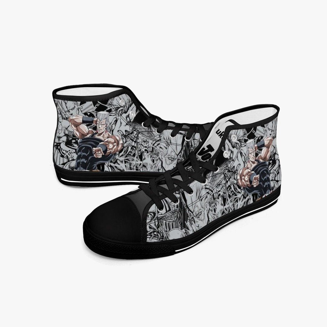 JoJo's Bizarre Adventure Jean Pierre Polnareff A-Star Mid Anime Shoes _ JoJo's Bizarre Adventure _ Ayuko