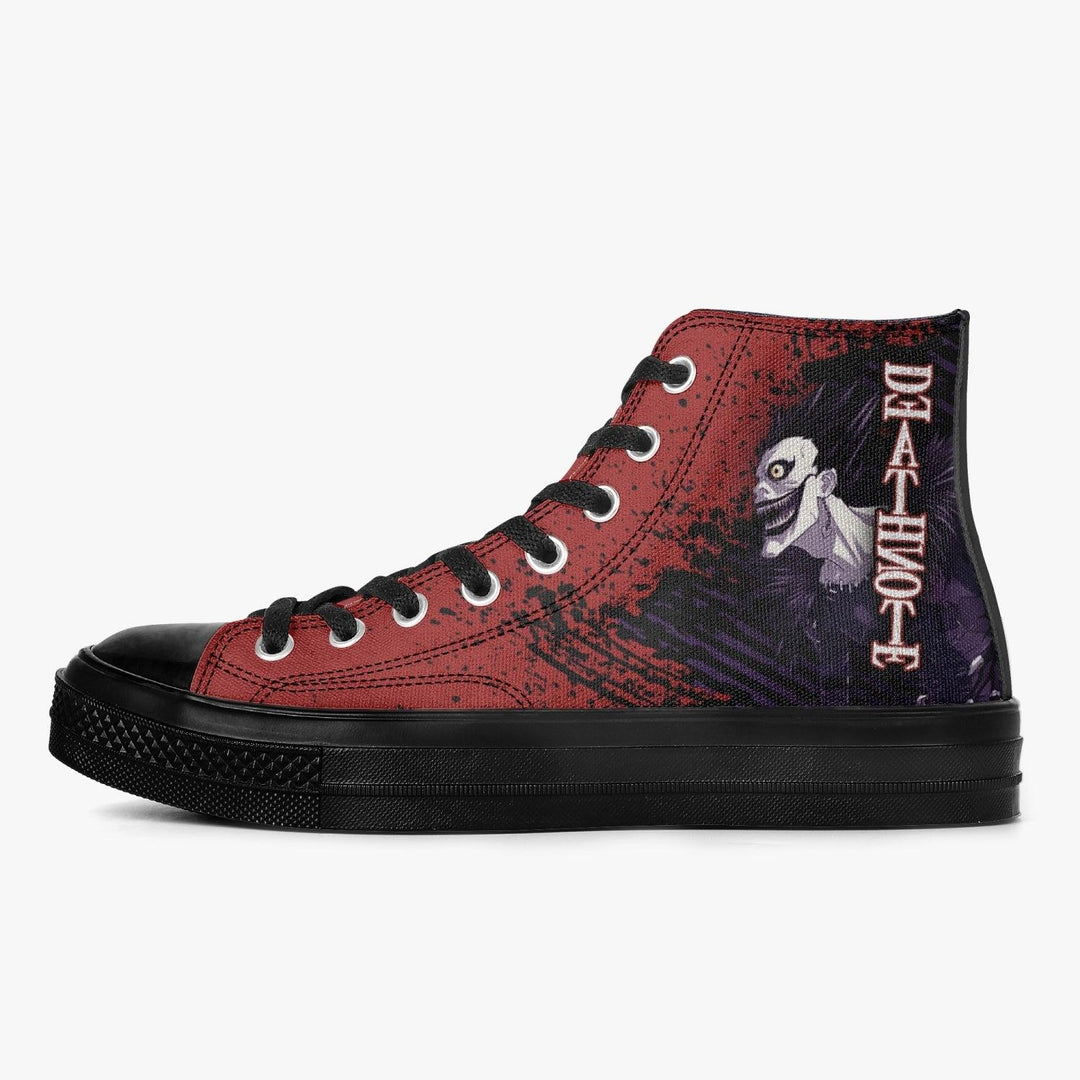 Death Note Ryuk Red Black A-Star High Anime Shoes _ Death Note _ Ayuko