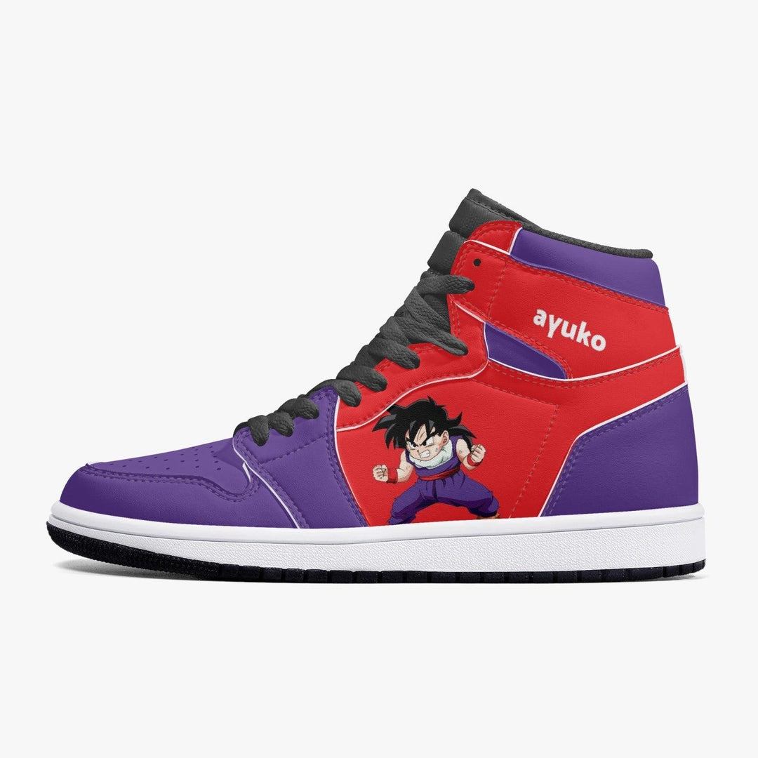 Dragon Ball Z Young Gohan Purple/Red JD1 Mid Anime Shoes _ Dragon Ball Z _ Ayuko