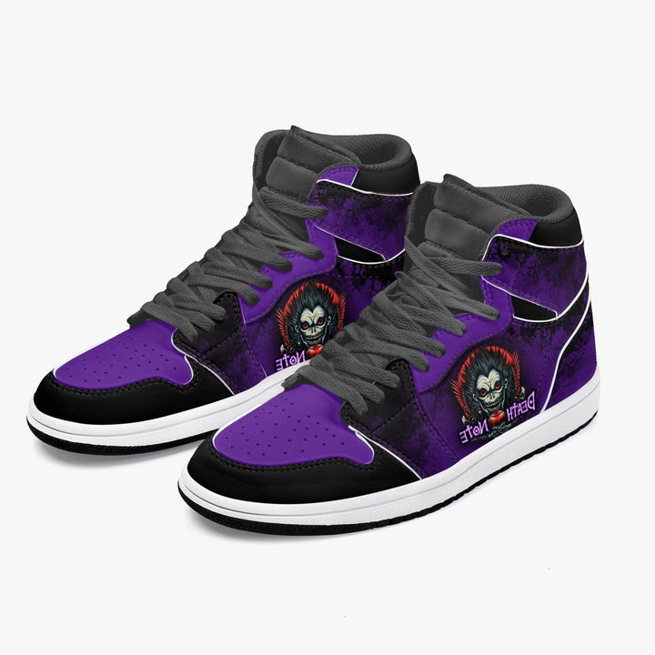 Death Note Ryuk Purple JD1 Mid Anime Shoes _ Death Note _ Ayuko