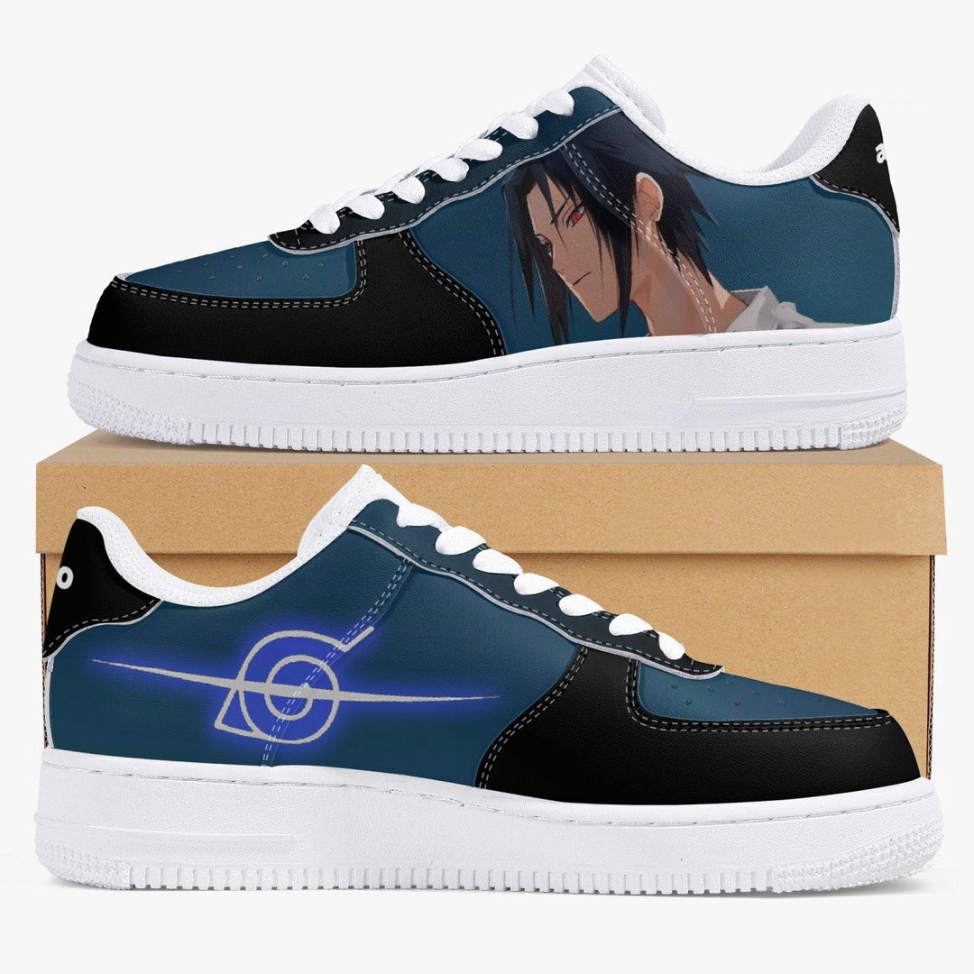 Naruto Shippuden Sasuke AF1 Anime Shoes _ Naruto _ Ayuko