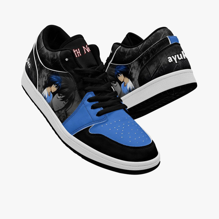 Death Note 'L' blue hair JD1 Low Anime Shoes _ Death Note _ Ayuko