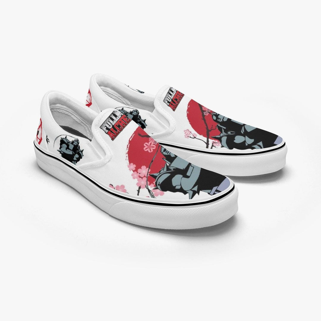 Fullmetal Alchemist Alphonse Slip Ons Anime Shoes _ Fullmetal Alchemist _ Ayuko