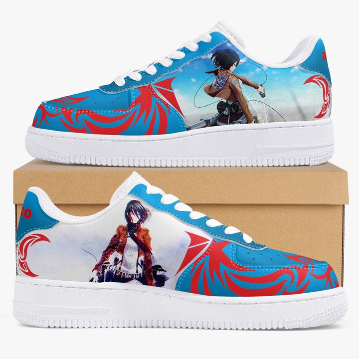 Attack On Titan Mikasa Ackerman AF1 Anime Shoes _ Attack On Titan _ Ayuko