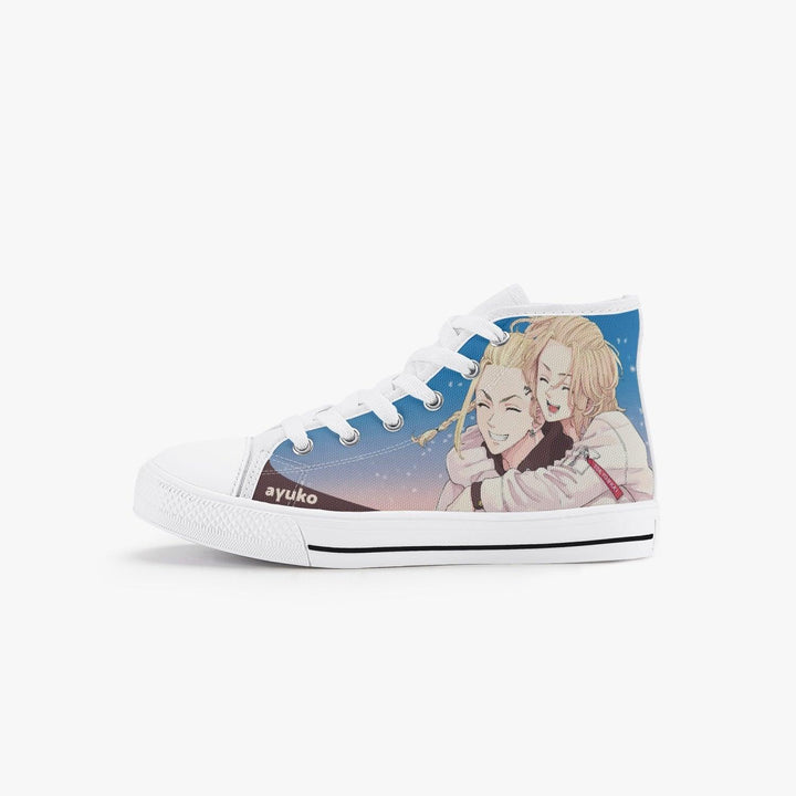 Tokyo Revengers Mikey Earned And Draken Earned Kids A-Star High Anime Shoes _ Tokyo Revengers _ Ayuko