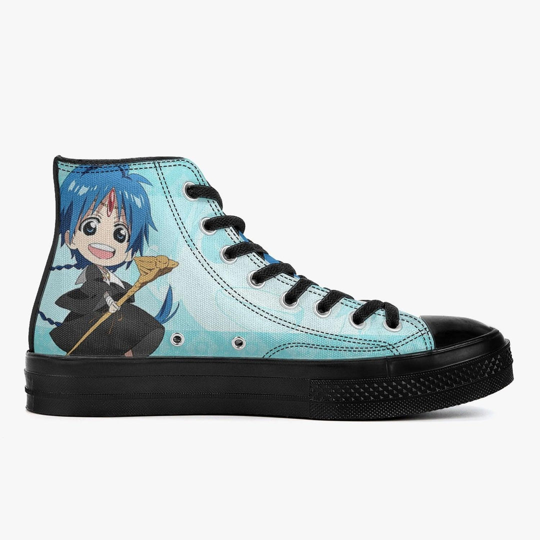 Magi The Labyrinth Of Magic Aladdin A-Star High Black Anime Shoes _ Magi The Labyrinth Of Magic _ Ayuko