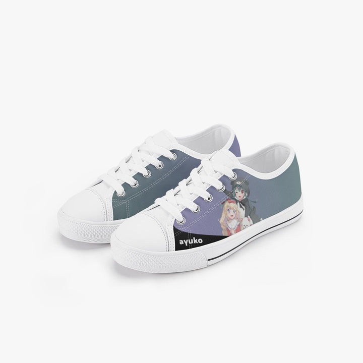 Kuma Kuma Kuma Bear Noire Foschurose Kids A-Star low Anime Shoes _ Kuma Kuma Kuma Bear _ Ayuko