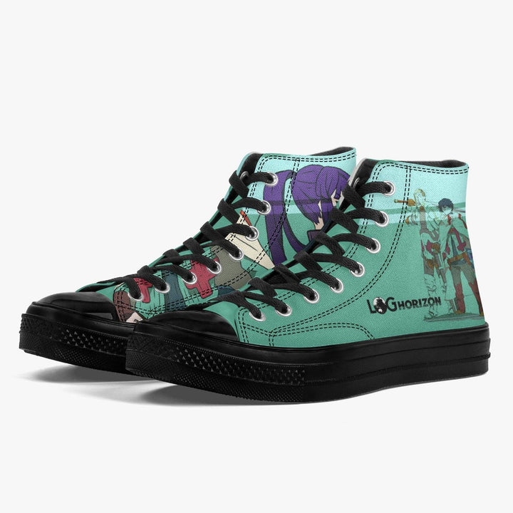 Log Horizon Shiroe with Naotsugu & Akatsuki A-Star High Anime Shoes _ Log Horizon _ Ayuko