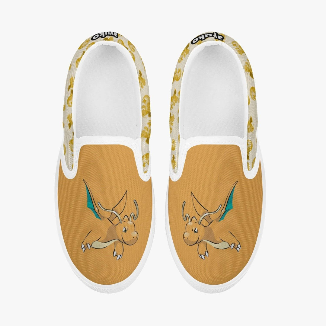 Pokemon Dragonite Kids Slipons Anime Shoes _ Pokemon _ Ayuko