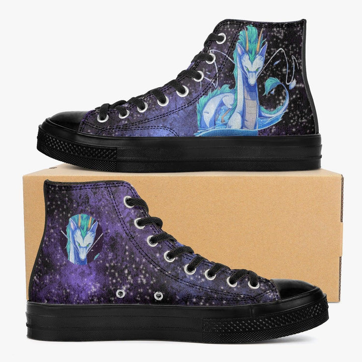 Spirited Away Haku Galaxy A-Star High Anime Shoes _ Spirited Away _ Ayuko