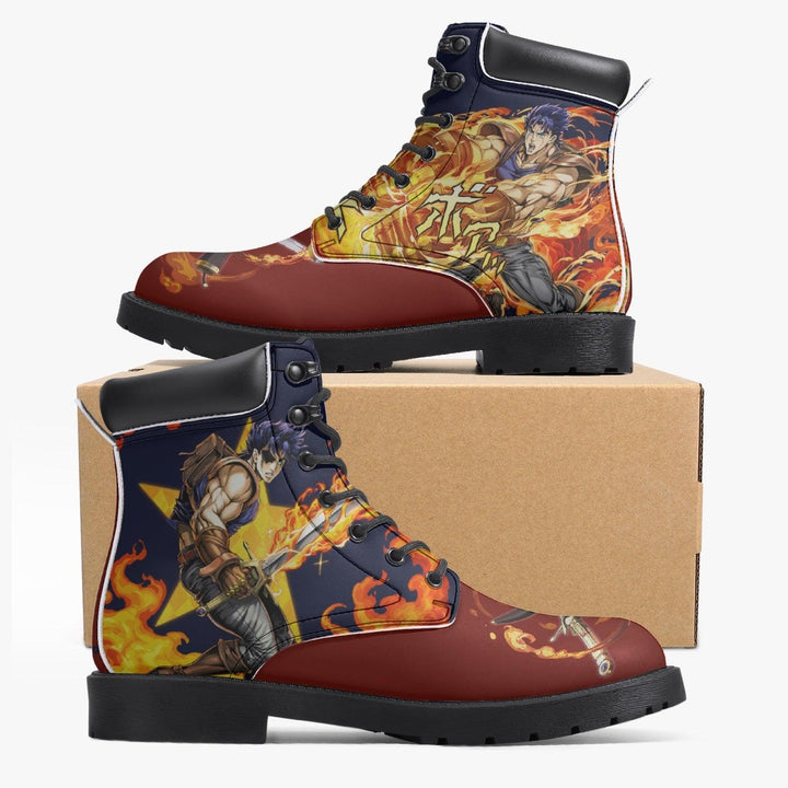 JoJo's Bizarre Adventure Jonathan Joestar All-Season Anime Boots _ JoJo's Bizarre Adventure _ Ayuko