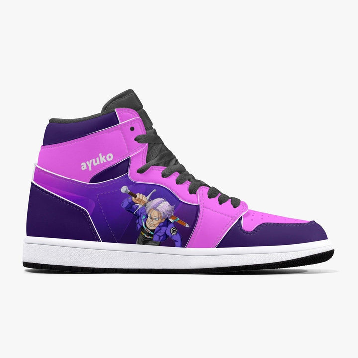 Dragon Ball Z Trunks Purple/Pink JD1 Mid Anime Shoes _ Dragon Ball Z _ Ayuko