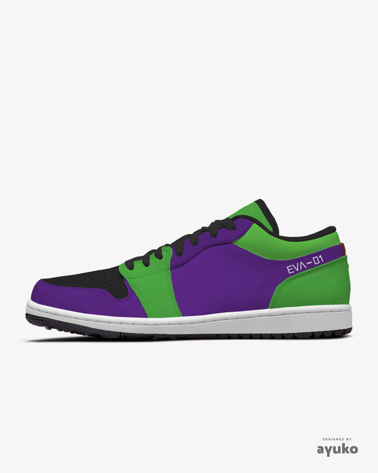 Neon Genesis Evangelion EVA-01 Air JD1 Low Anime Shoes _ Neon Genesis Evangelion _ Ayuko