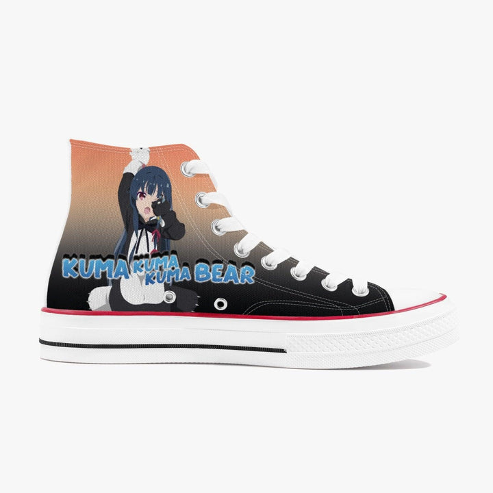 Kuma Kuma Kuma Bear Yuna A-Star High White Anime Shoes _ Kuma Kuma Kuma Bear _ Ayuko