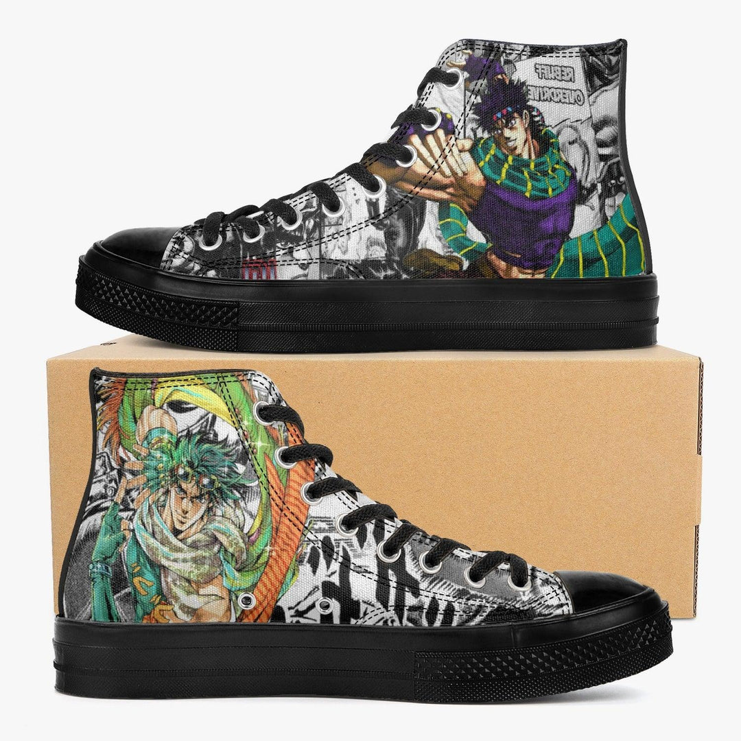 JoJo's Bizarre Adventure Joseph Joestar A-Star High Anime Shoes _ JoJo's Bizarre Adventure _ Ayuko