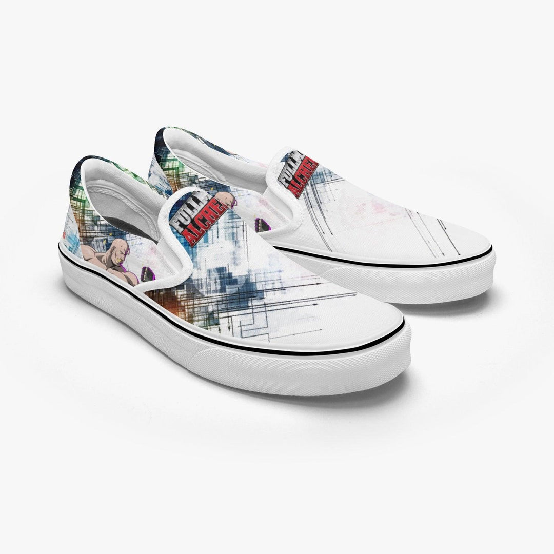 Fullmetal Alchemist Alex Slip Ons Anime Shoes _ Fullmetal Alchemist _ Ayuko