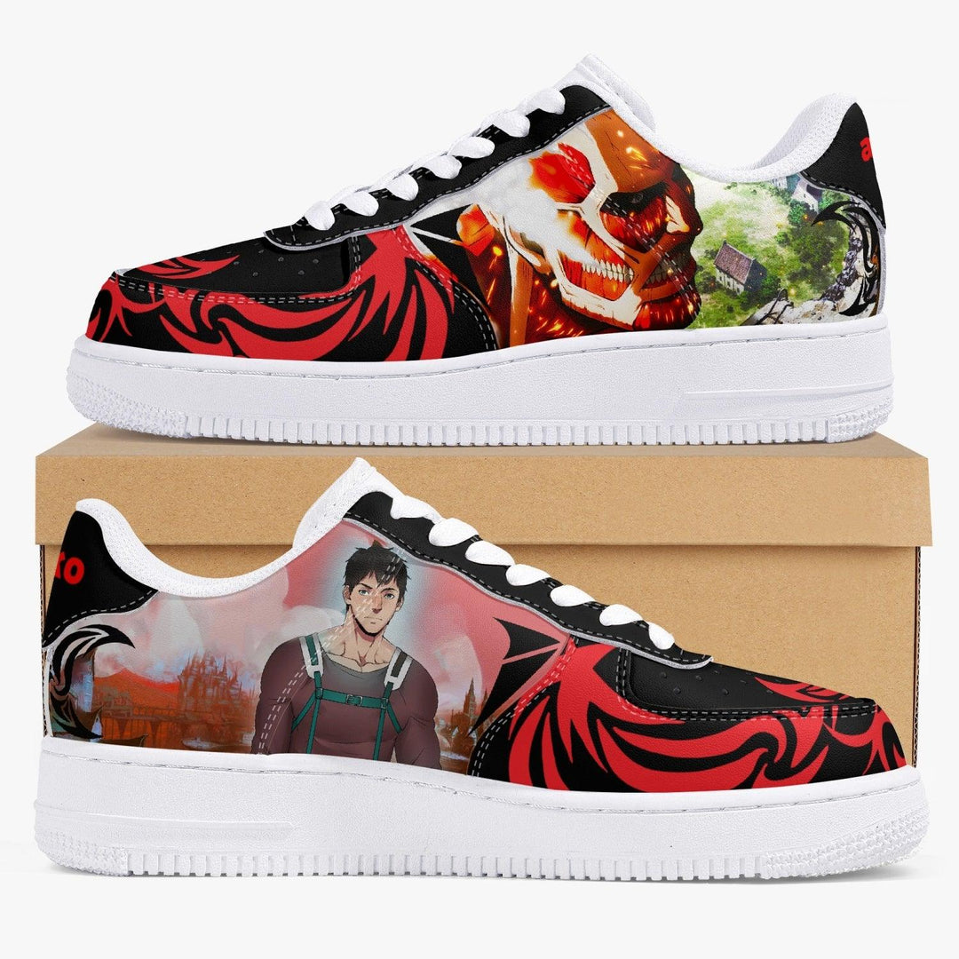 Attack On Titan Bertholdt Hoover AF1 Anime Shoes _ Attack On Titan _ Ayuko