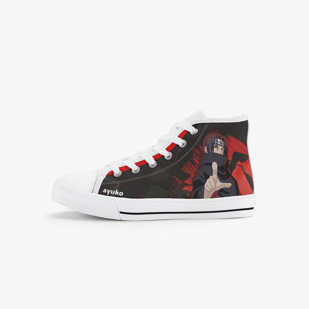 Naruto Shippuden Itachi Uchiha Kids A-Star High Anime Shoes _ Naruto _ Ayuko