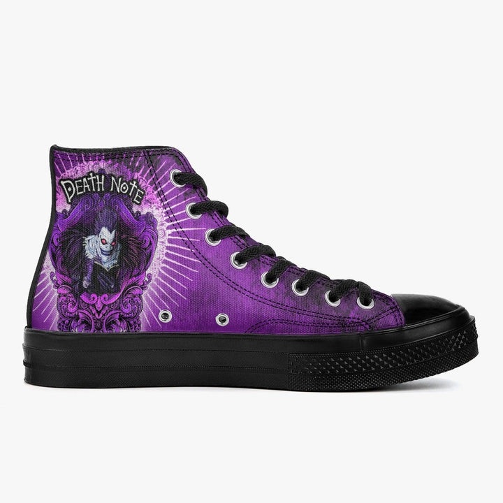 Death Note Ryuk Purple A-Star High Anime Shoes _ Death Note _ Ayuko