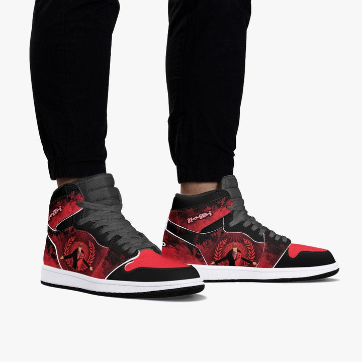 Death Note Kira Red JD1 Mid Anime Shoes _ Death Note _ Ayuko