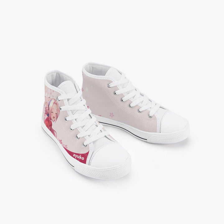 Naruto Shippuden Sakura Haruno Kids A-Star High Anime Shoes _ Naruto _ Ayuko