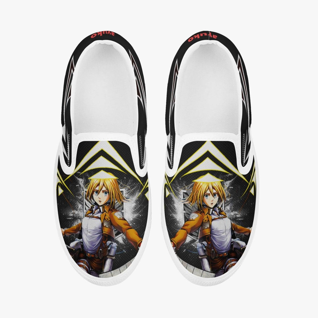 Attack On Titan Historia Reiss Kids Slipons Anime Shoes _ Attack On Titan _ Ayuko