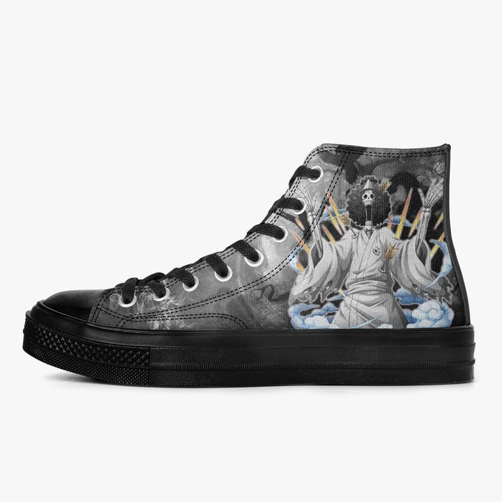 One Piece Brook A-Star High Black Anime Shoes _ One Piece _ Ayuko