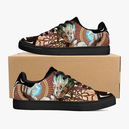 Dr Stone Senku Ishigami Skate Anime Shoes _ Dr Stone _ Ayuko