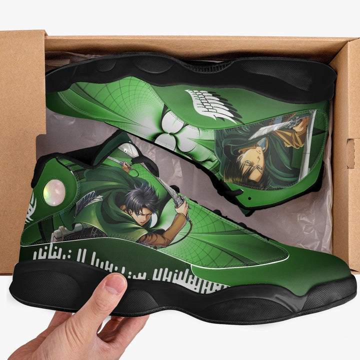 Attack On Titan Levi Ackerman JD13 Anime Shoes _ Attack On Titan _ Ayuko