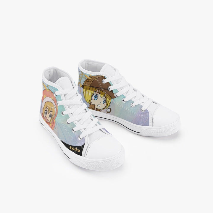 Attack On Titan Armin Alert Kids A-Star High Anime Shoes _ Attack On Titan _ Ayuko