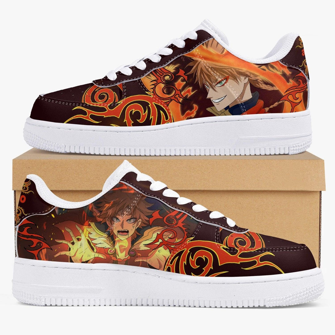 Black Clover Leopold Vermillion AF1 Anime Shoes _ Black Clover _ Ayuko