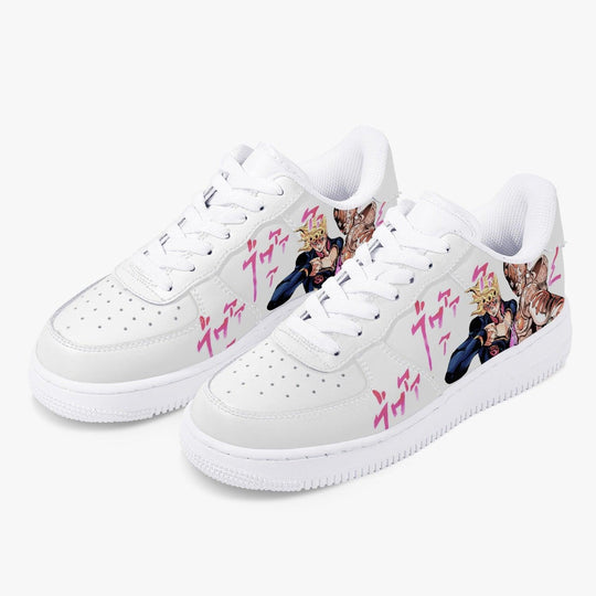 JoJo's Bizarre Adventure Giorno Giovanna AF1 Anime Shoes _ JoJo's Bizarre Adventure _ Ayuko