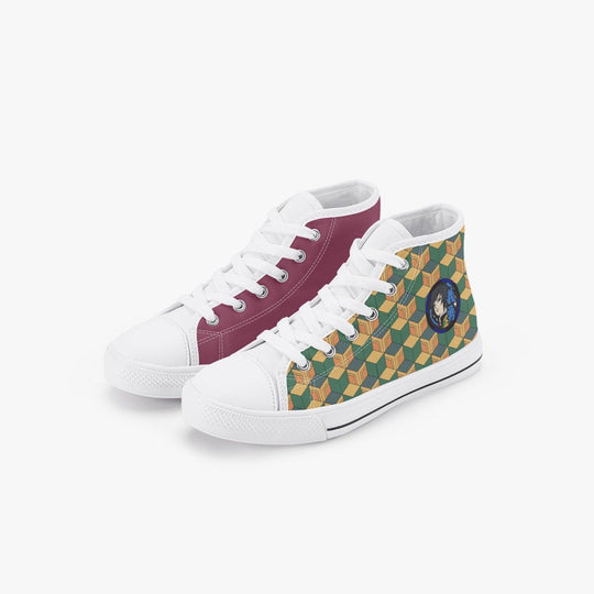 Demon Slayer Giyu Tomioka Kid’s High-Top Canvas Anime Shoes _ Demon Slayer _ Ayuko