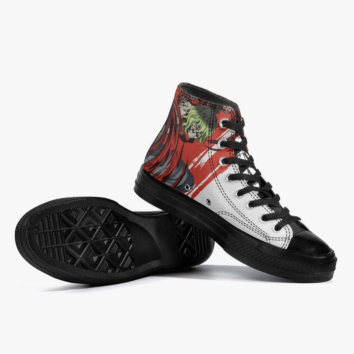 Demon Slayer Gyutaro A-Star High Anime Shoes _ Demon Slayer _ Ayuko