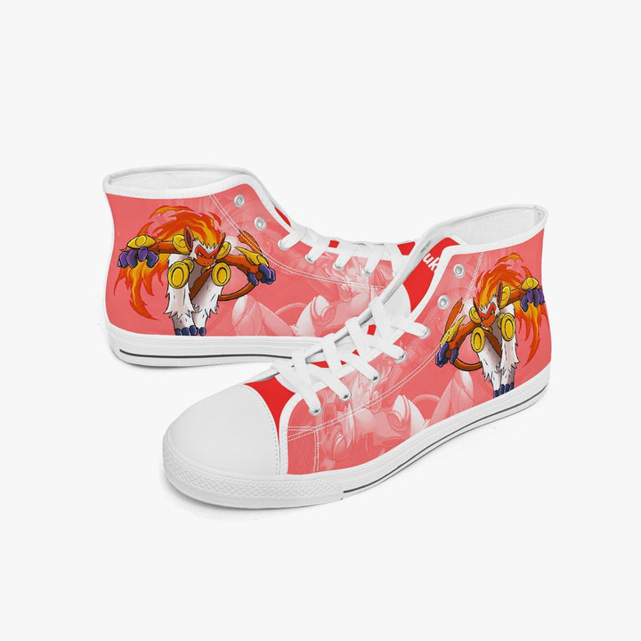 Pokemon Infernape A-Star Mid Anime Shoes _ Pokemon _ Ayuko