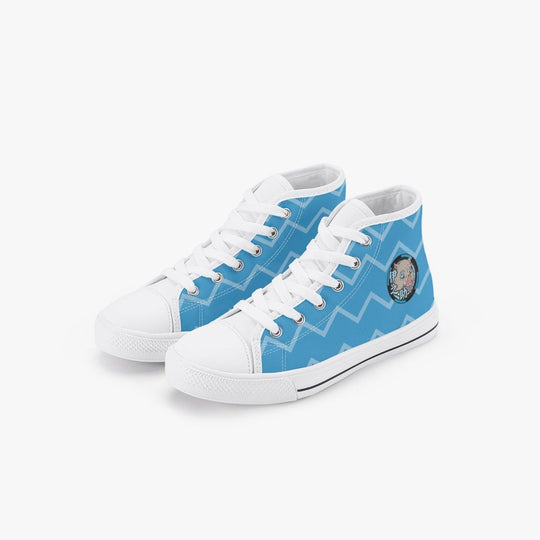 Demon Slayer Inosuke Hashibara Kid’s High-Top Canvas Anime Shoes _ Demon Slayer _ Ayuko