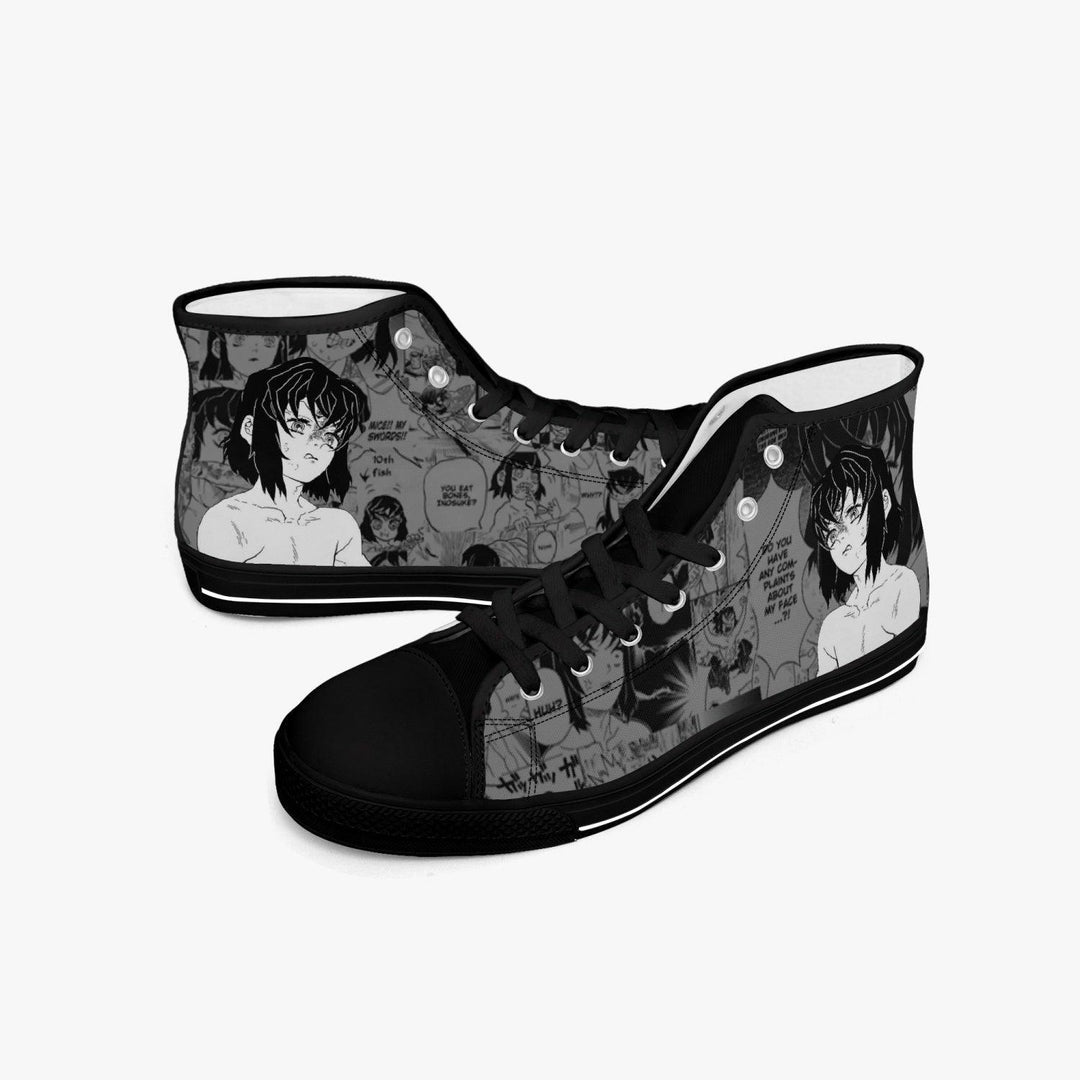 Demon Slayer Inosuke Hashibira Manga A-Star Mid Anime Shoes _ Demon Slayer _ Ayuko