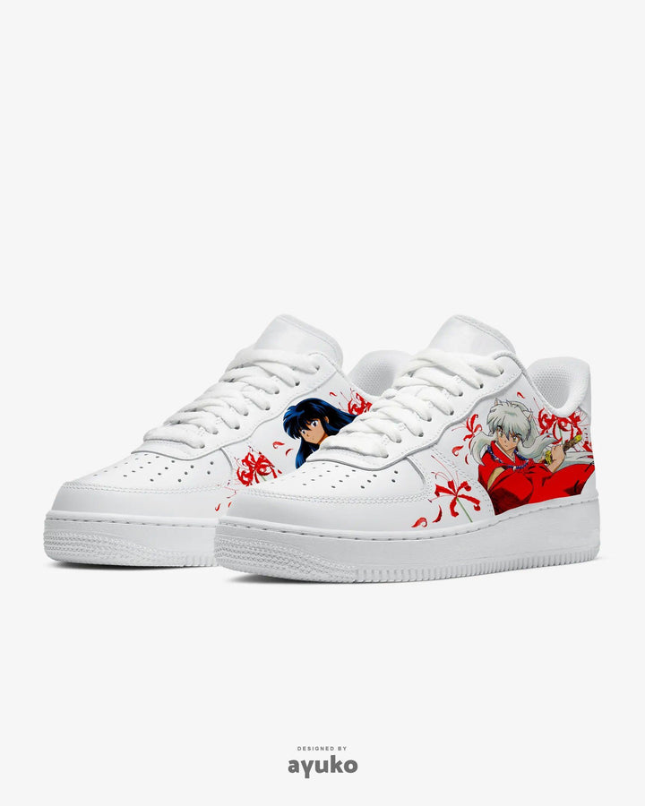 Inuyasha Red Spider Lily Air F1 Anime Shoes _ Inuyasha _ Ayuko