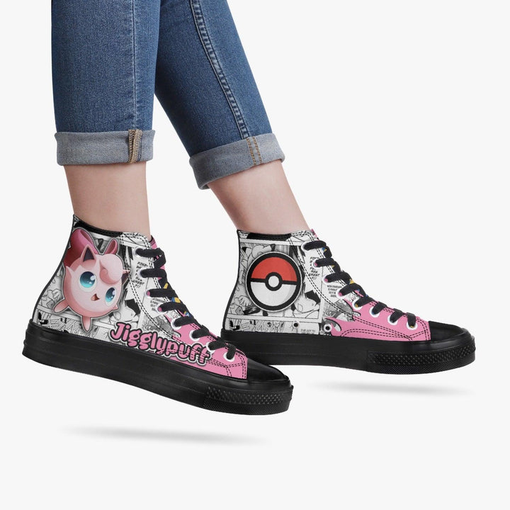 Pokemon Jigglypuff A-Star High Anime Shoes _ Pokemon _ Ayuko