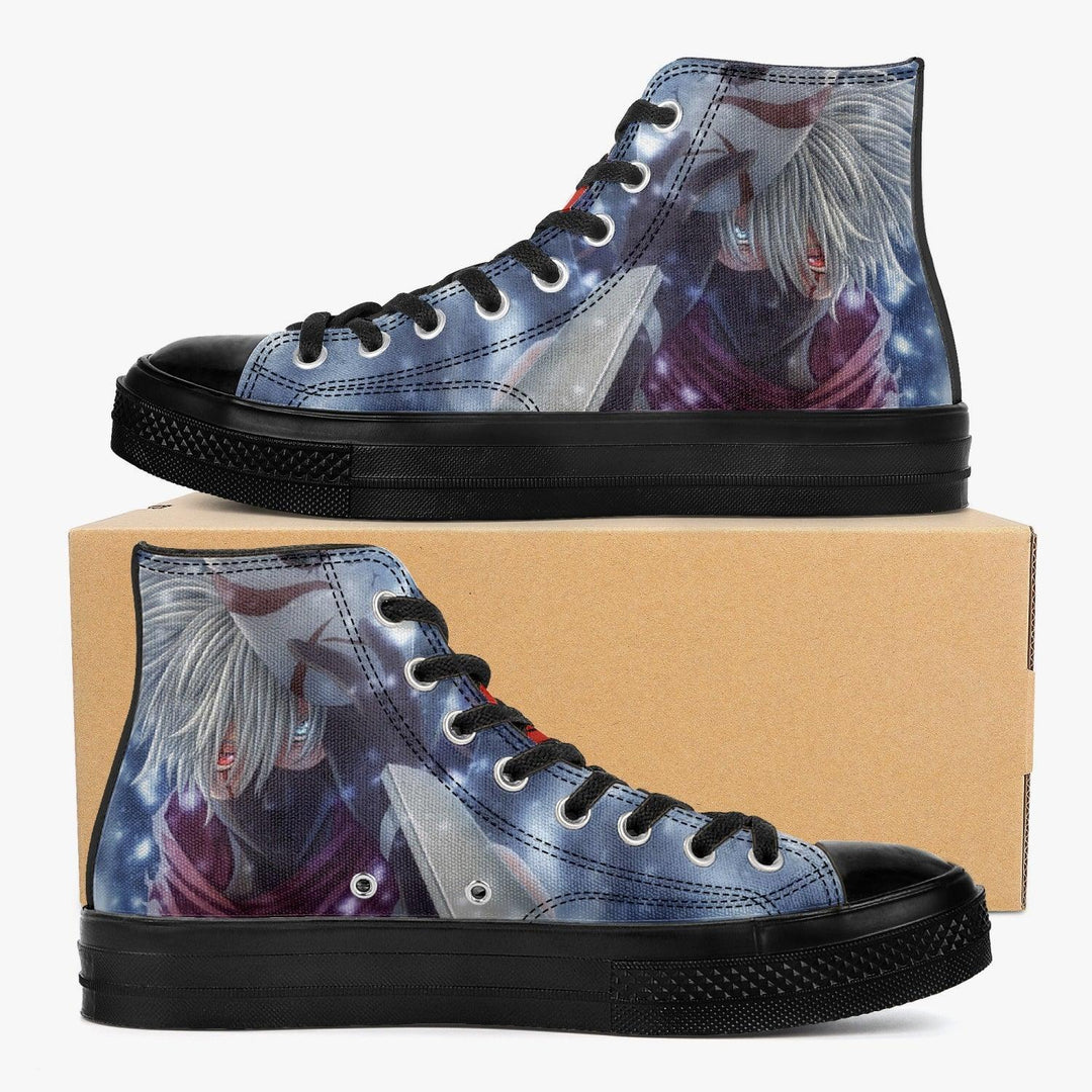 Naruto Shippuden Kakashi Hatake And Naruto Uzumaki A-Star High Anime Shoes _ Naruto _ Ayuko