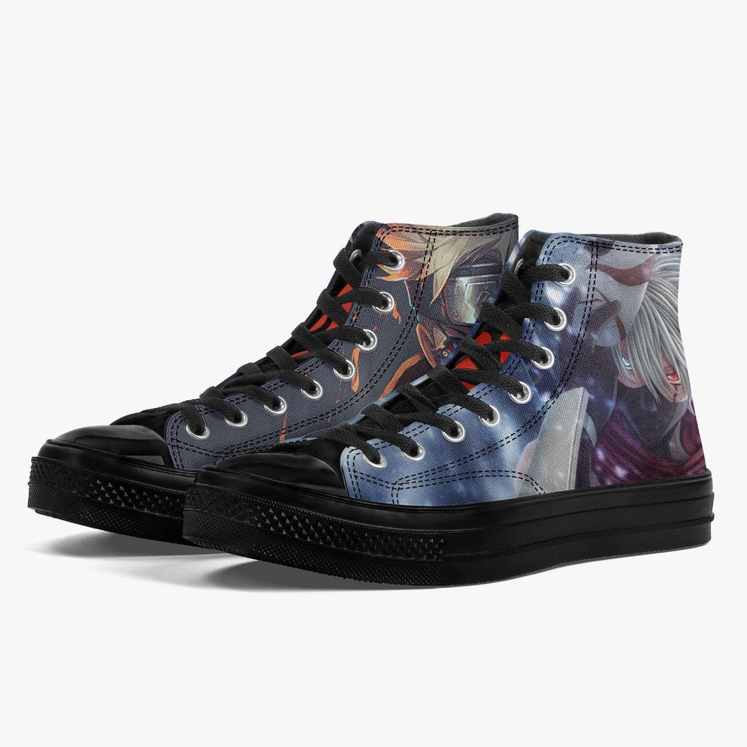 Naruto Shippuden Kakashi Hatake And Naruto Uzumaki A-Star High Anime Shoes _ Naruto _ Ayuko