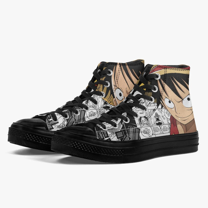 One Piece Luffy A-Star High Anime Shoes _ One Piece _ Ayuko