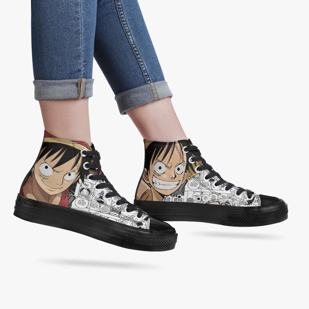 One Piece Luffy A-Star High Anime Shoes _ One Piece _ Ayuko