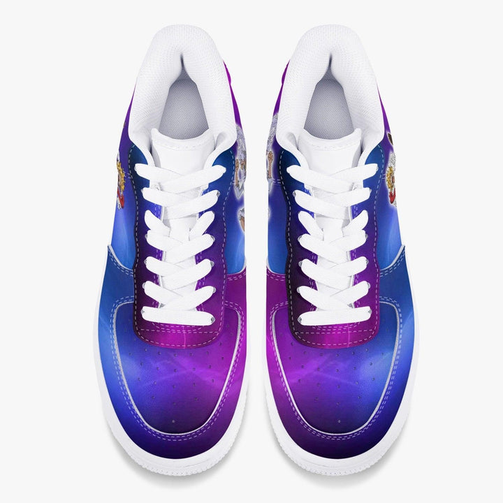 One Piece Luffy Gear 5 Blue/Purple Air F1 Anime Shoes _ One Piece _ Ayuko