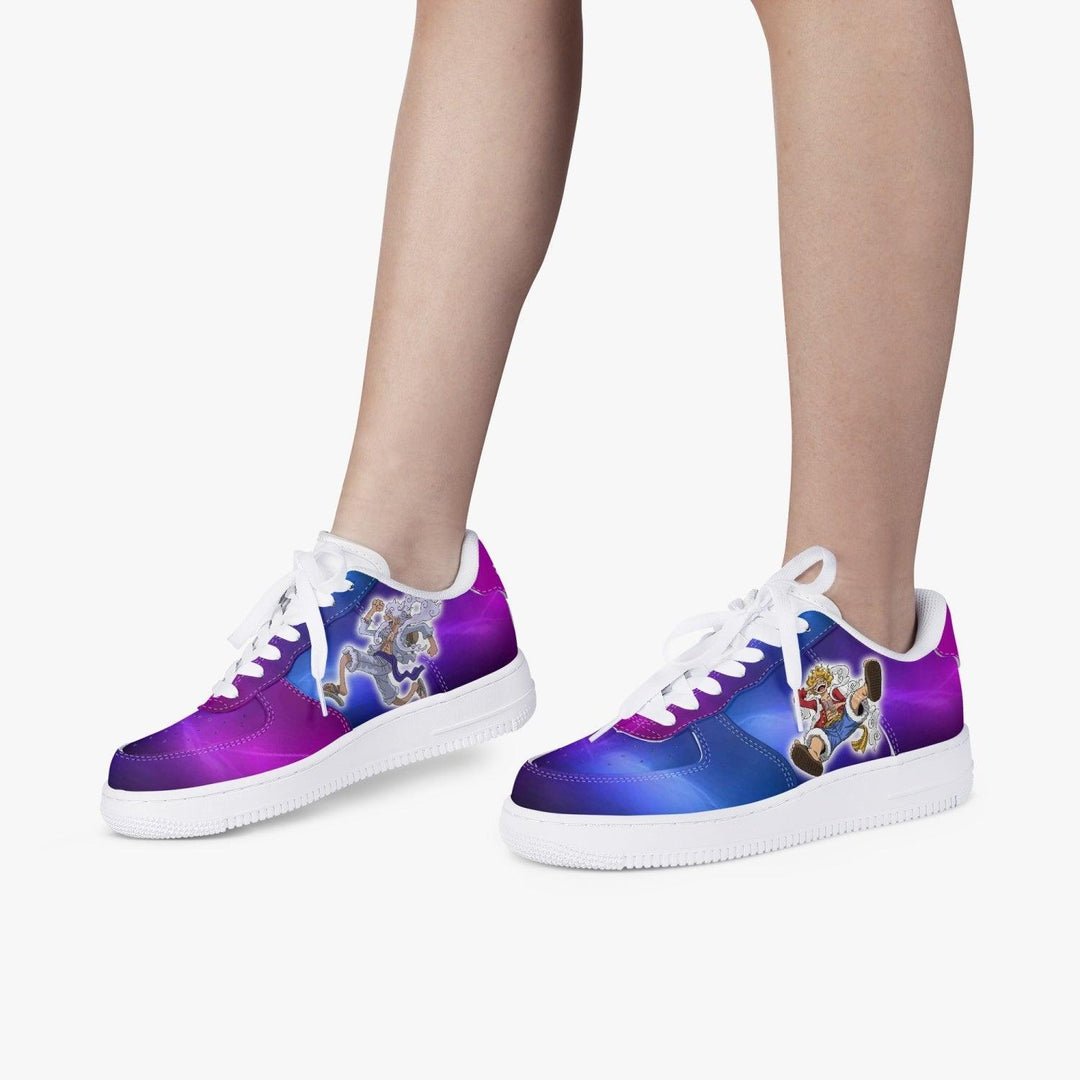 One Piece Luffy Gear 5 Blue/Purple Air F1 Anime Shoes _ One Piece _ Ayuko