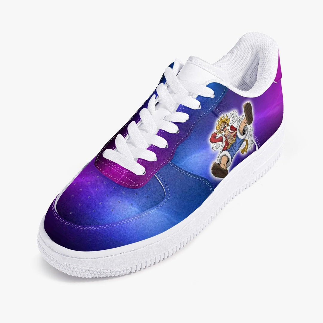 One Piece Luffy Gear 5 Blue/Purple Air F1 Anime Shoes _ One Piece _ Ayuko