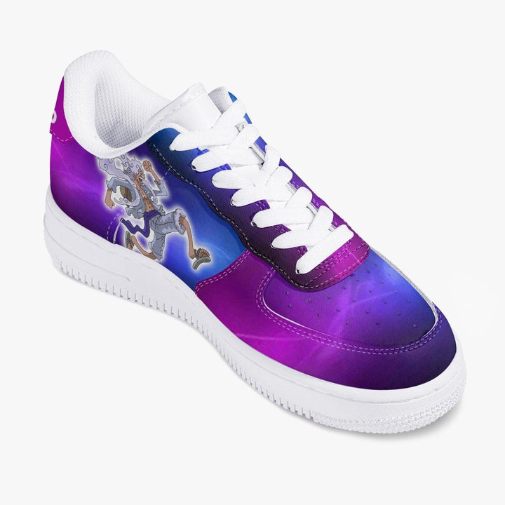 One Piece Luffy Gear 5 Blue/Purple Air F1 Anime Shoes _ One Piece _ Ayuko