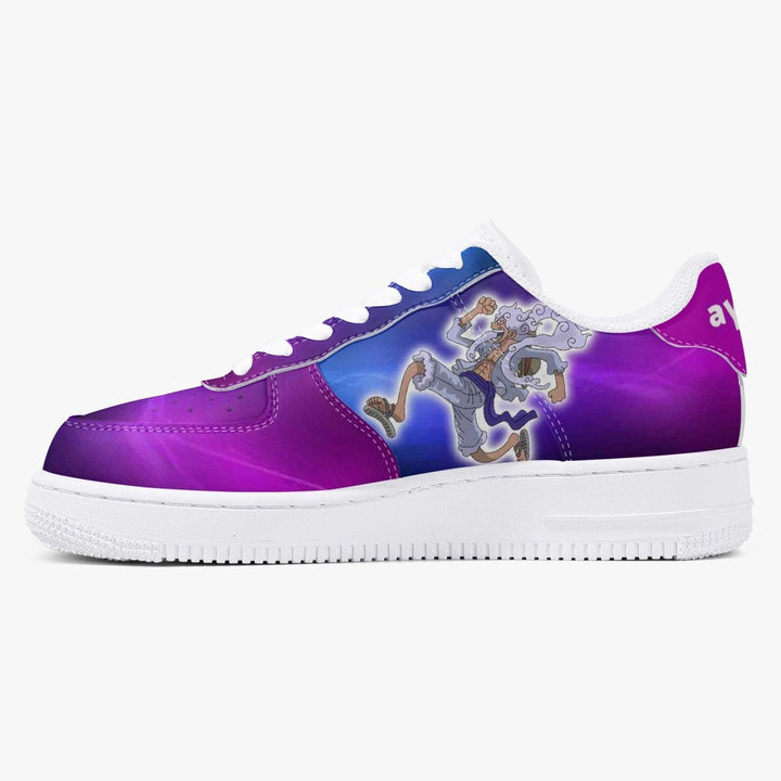 One Piece Luffy Gear 5 Blue/Purple Air F1 Anime Shoes _ One Piece _ Ayuko