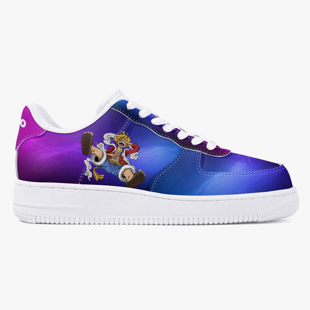 One Piece Luffy Gear 5 Blue/Purple Air F1 Anime Shoes _ One Piece _ Ayuko